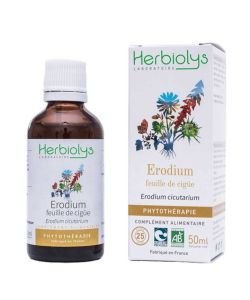 Erodium feuille de cigüe - Extrait de plante fraiche 50mL BIO, 50 ml